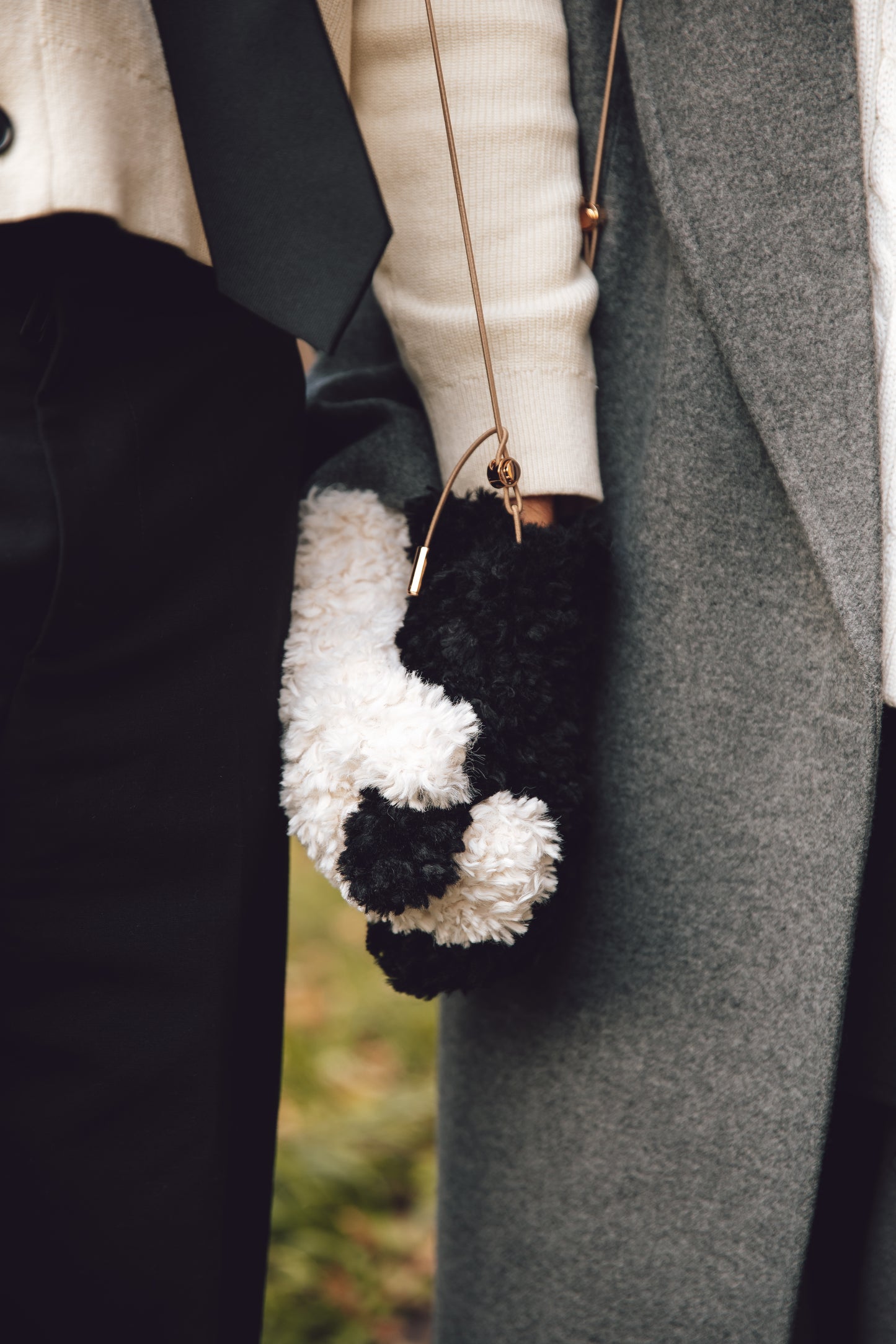 White Lamb Mittens